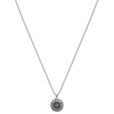 Crystal Nazar necklace 14K gold-plated