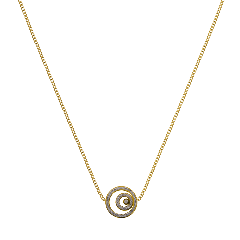 Neverending Circle chain 14K gold-plated