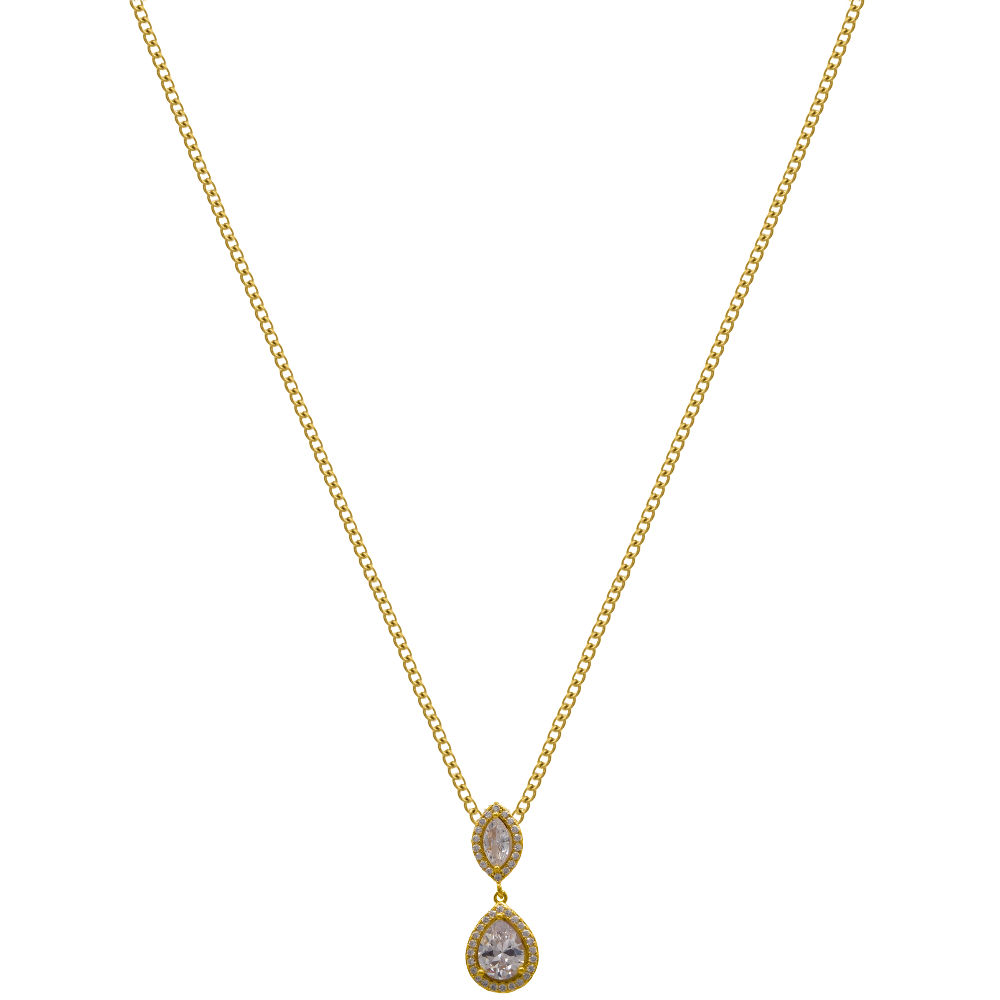 Posh Crystal 2.0 chain 14K gold-plated