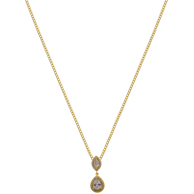 Posh Crystal 2.0 chain 14K gold-plated