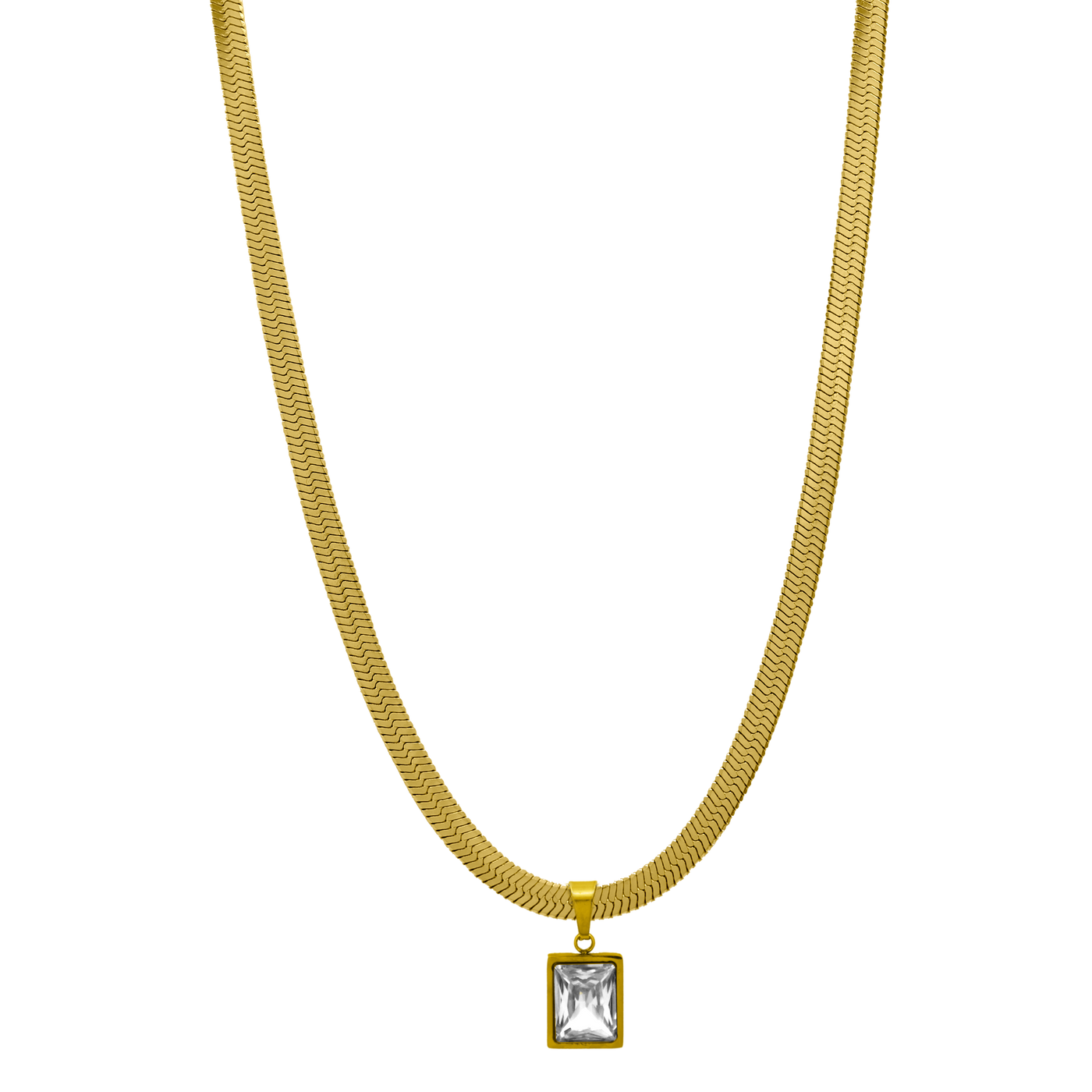 Magnificent Sleek chain 18K gold-plated