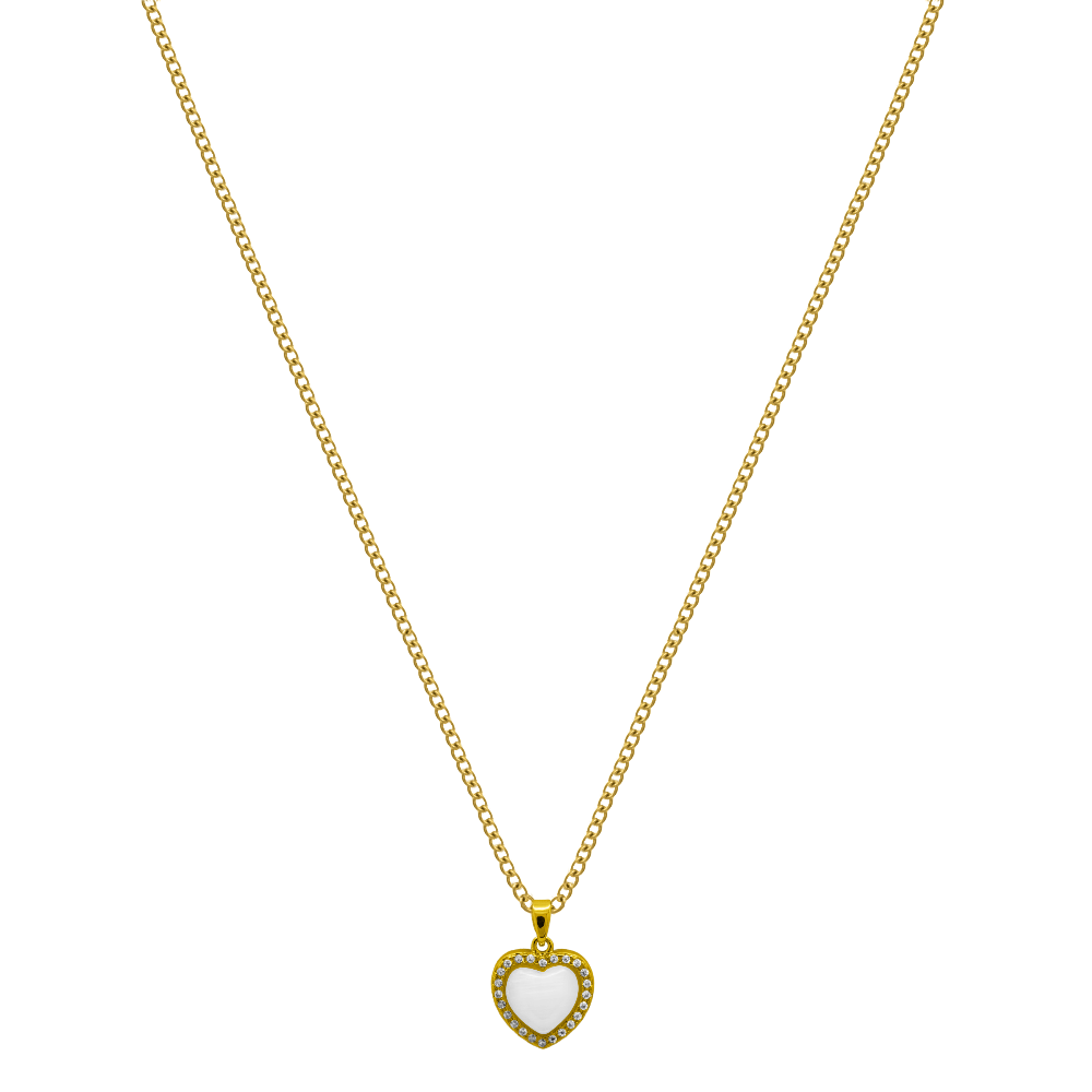 Precious Heart necklace 14K gold-plated