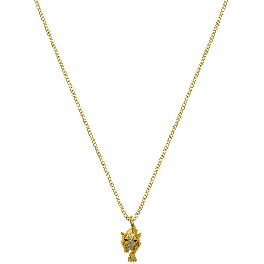 Jaguar chain 18K gold-plated