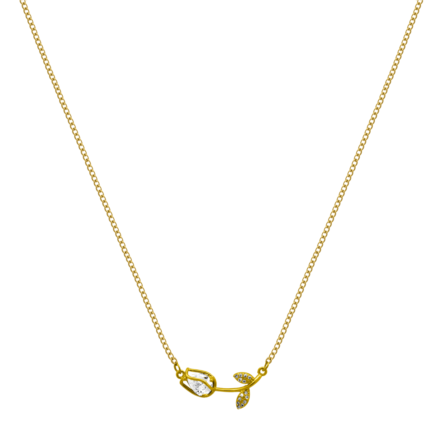 Forbidden Rose necklace 18K gold-plated