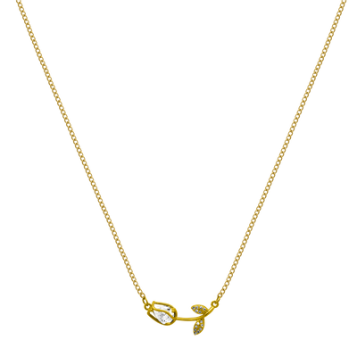 Forbidden Rose necklace 18K gold-plated
