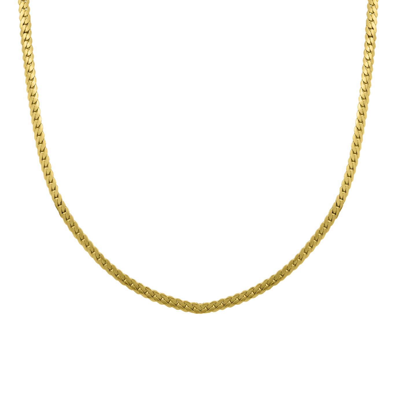 Simple chain 18K gold-plated