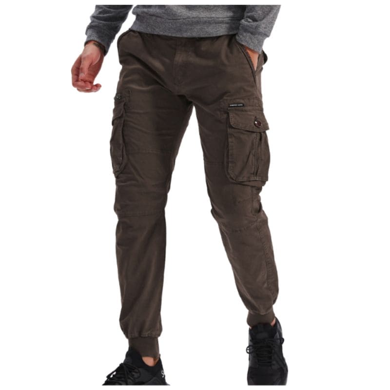 Modern cargo trousers for men