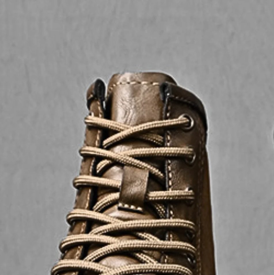 High-quality and stylish men's leather boots