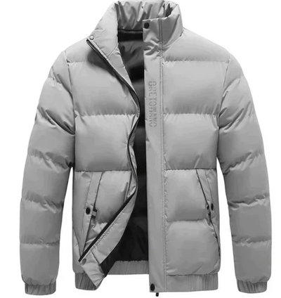 Men's Puffer Jacket with High Neck Insulation - Dante