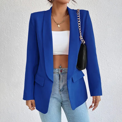 Blazer - Women - Tailored Single-Breasted with Flap Pockets - Élise