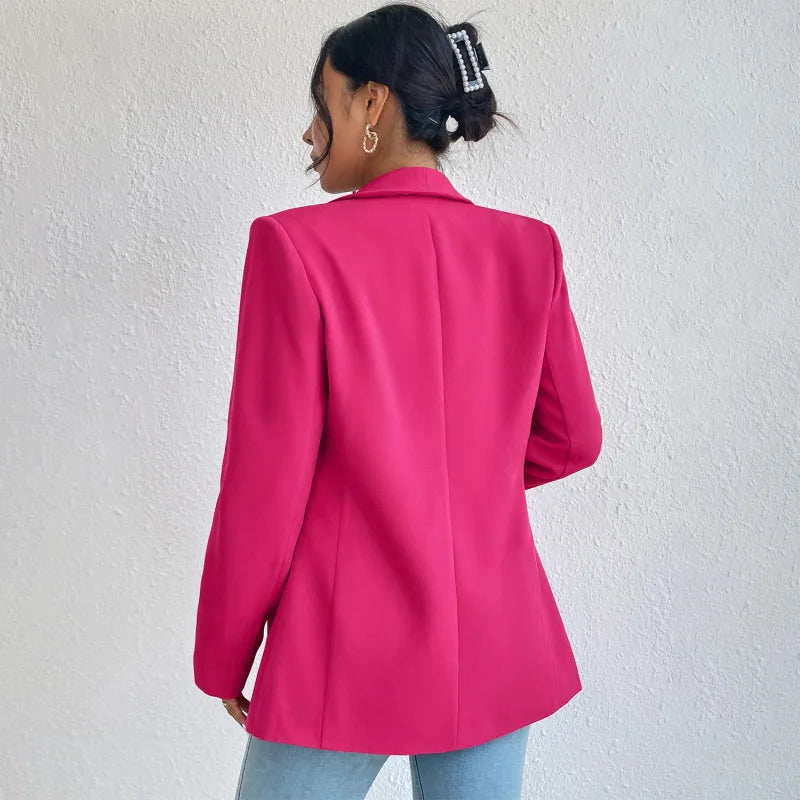 Blazer - Women - Tailored Single-Breasted with Flap Pockets - Élise