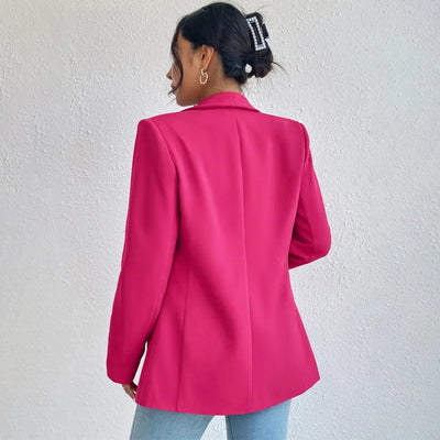 Blazer - Women - Tailored Single-Breasted with Flap Pockets - Élise
