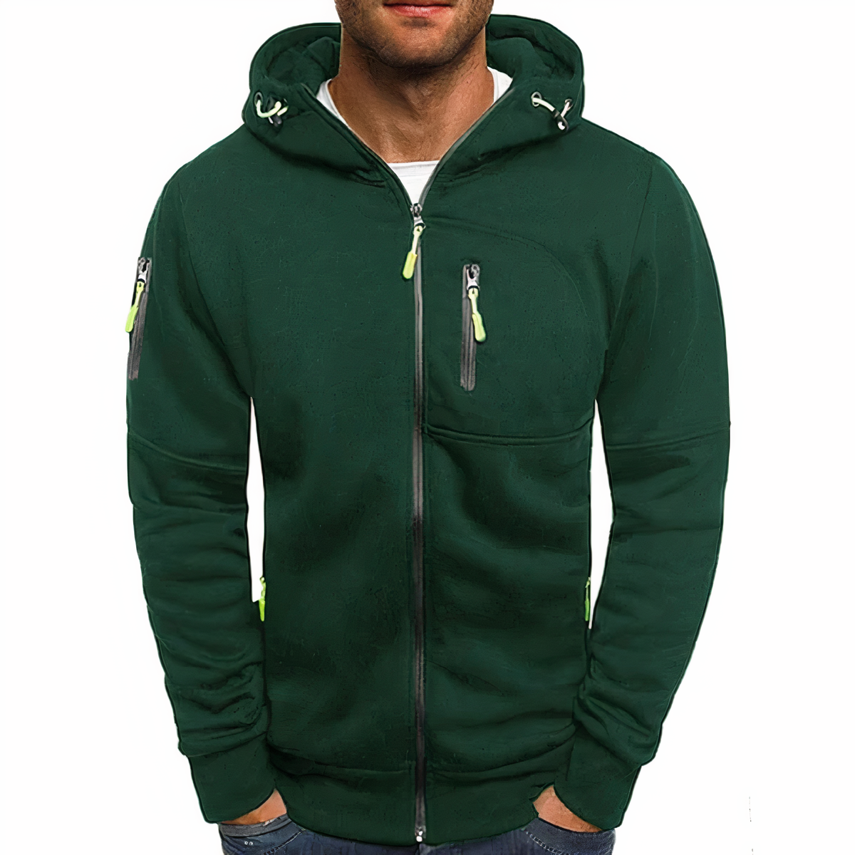 NATHAN - Hoodie with zip