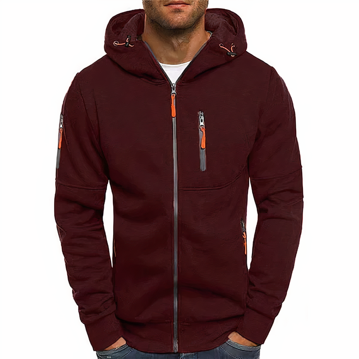 NATHAN - Hoodie with zip