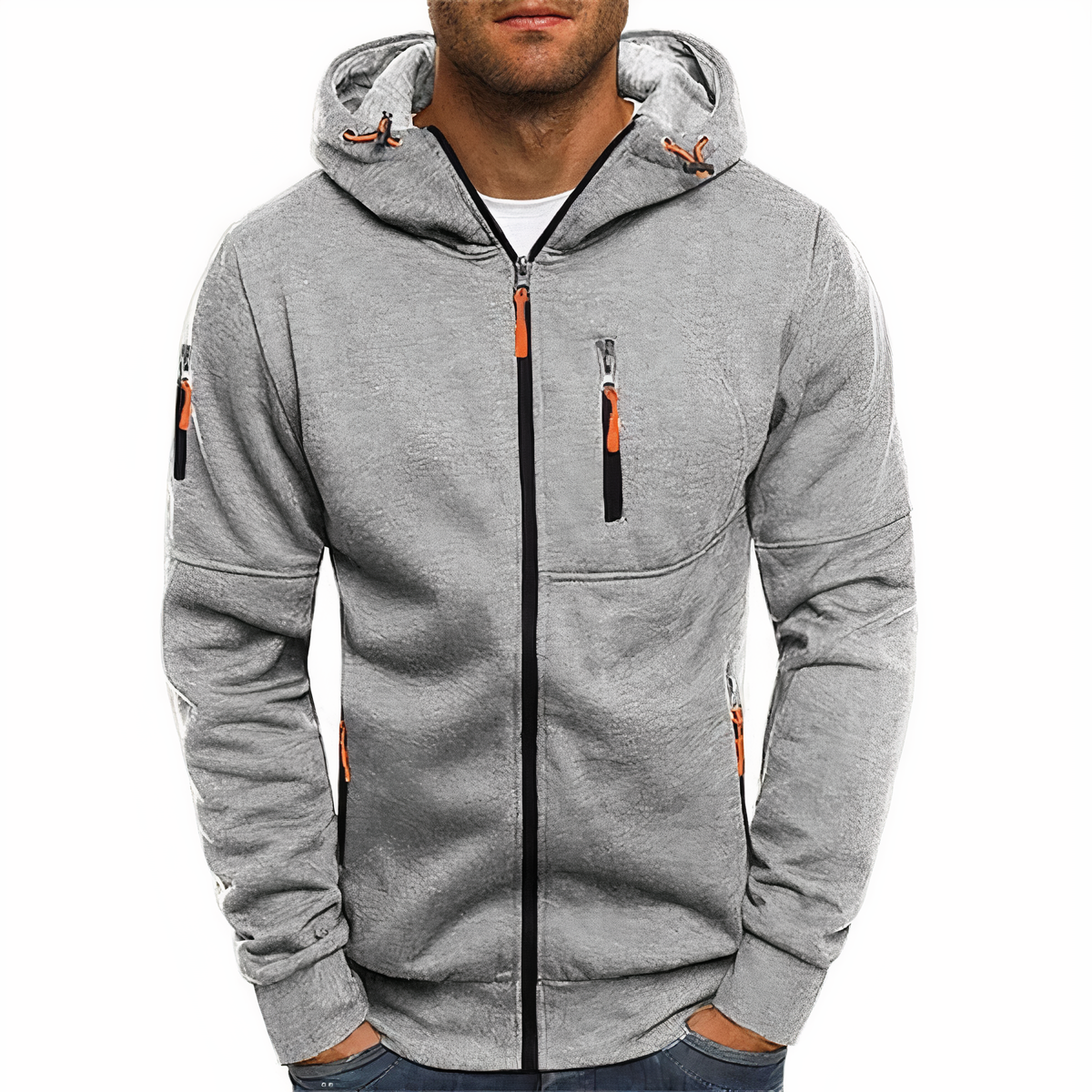 NATHAN - Hoodie with zip