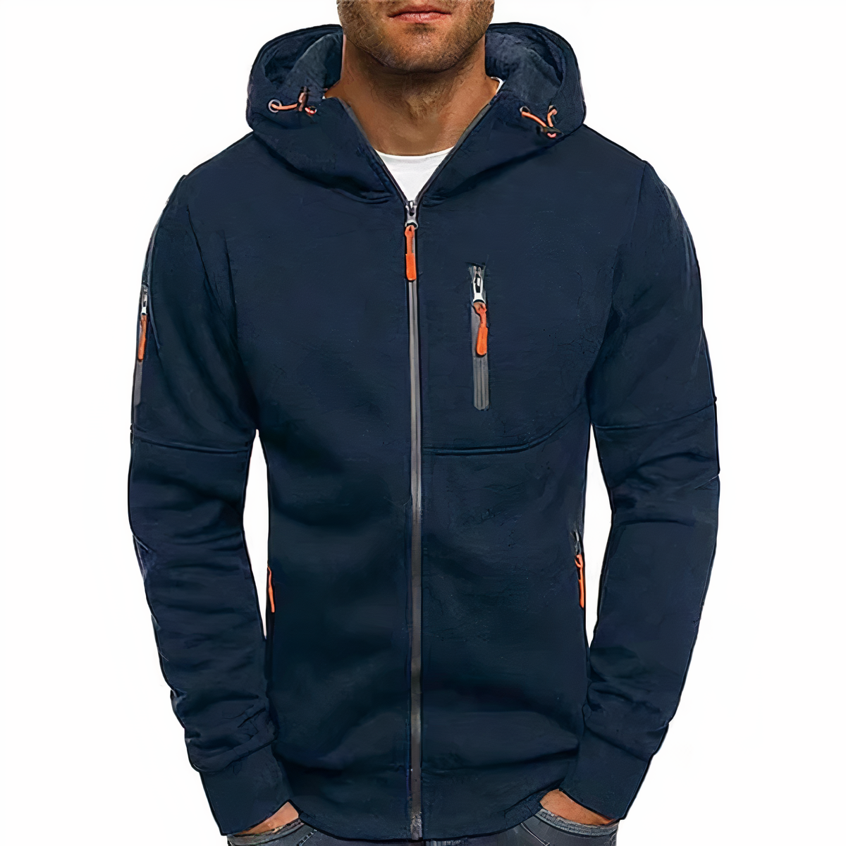 NATHAN - Hoodie with zip