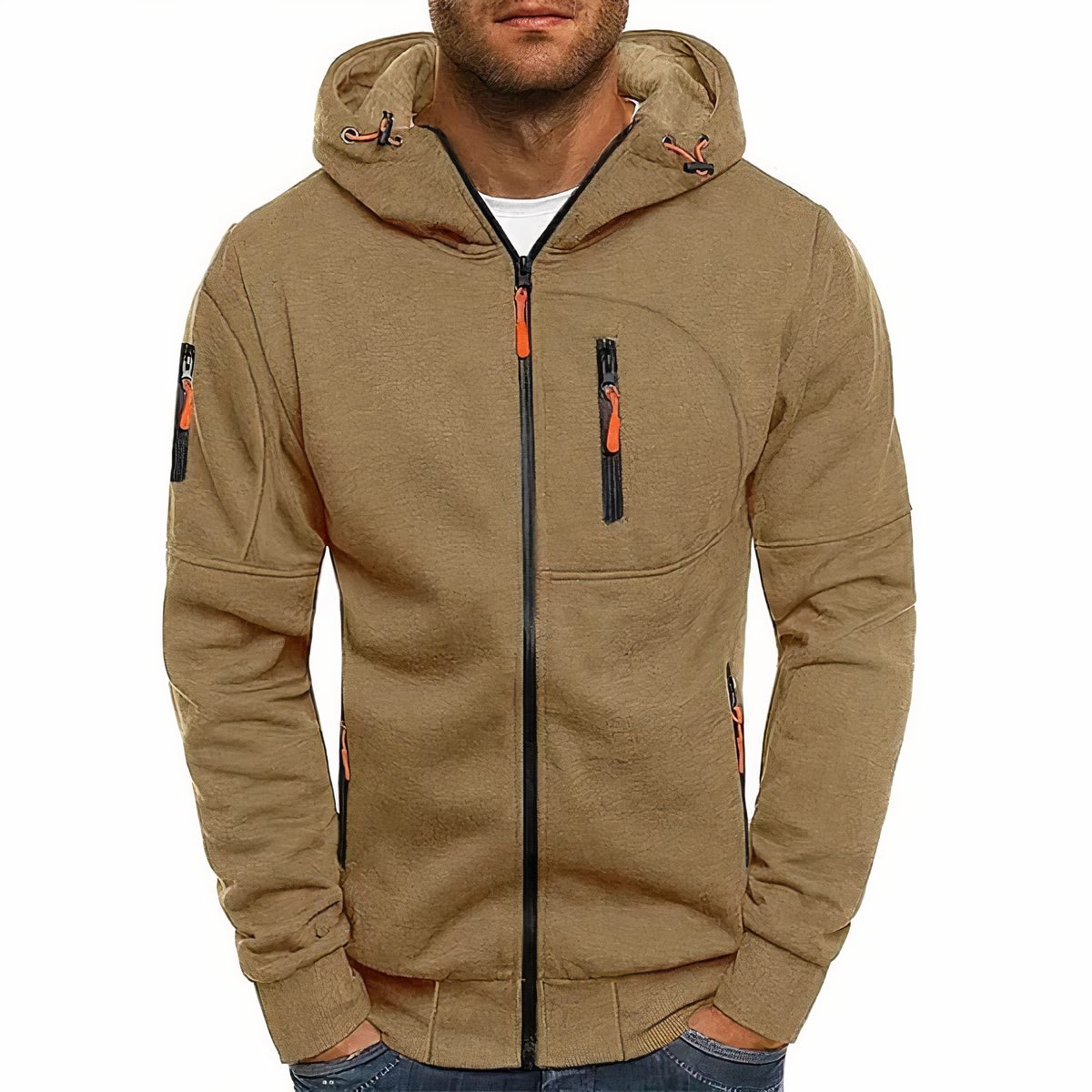 NATHAN - Hoodie with zip