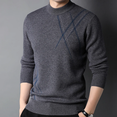 High-quality, stylish crew neck jumper for men
