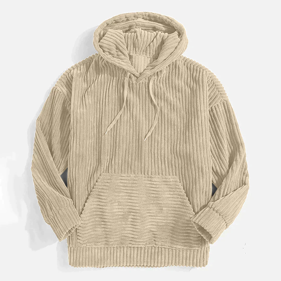 Hoodie - Men - Corduroy Texture - Relaxed Fit - Nigel