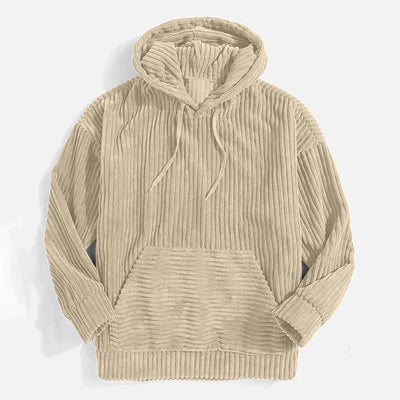 Hoodie - Men - Corduroy Texture - Relaxed Fit - Nigel