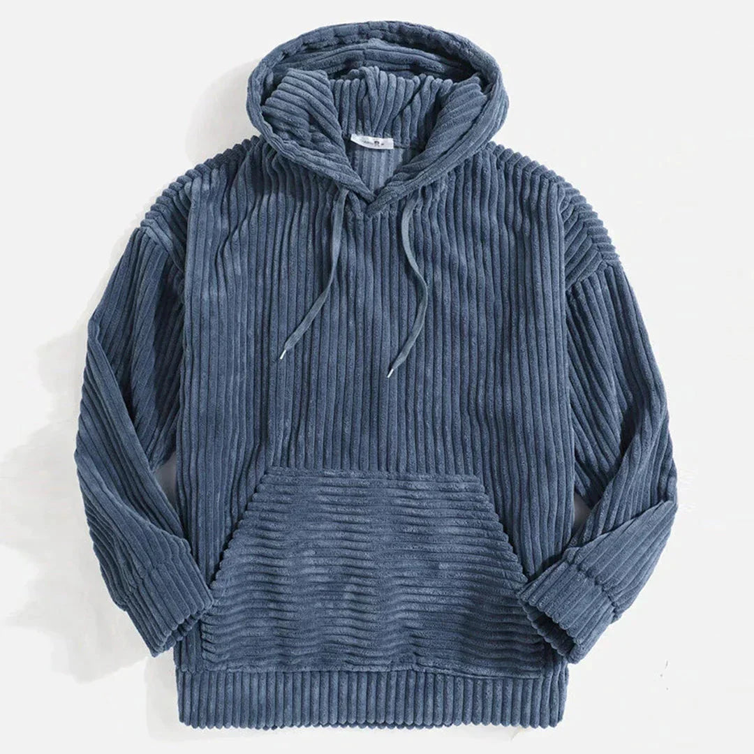 Hoodie - Men - Corduroy Texture - Relaxed Fit - Nigel