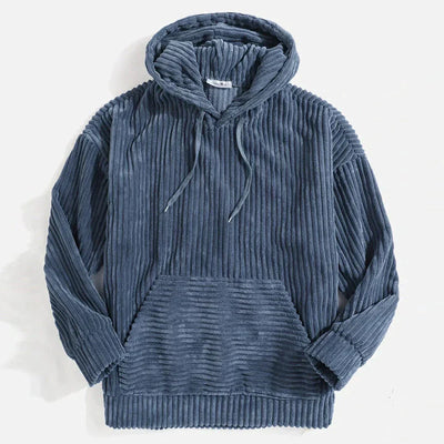 Hoodie - Men - Corduroy Texture - Relaxed Fit - Nigel