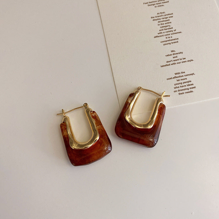 Citrine Bow Earrings
