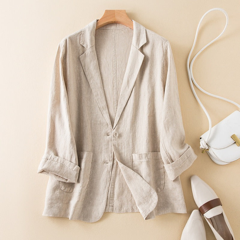 Light linen blazer - Amelie