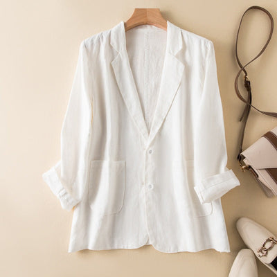 Light linen blazer - Amelie