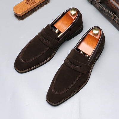 Men's classic British style loafers brown - Westbury