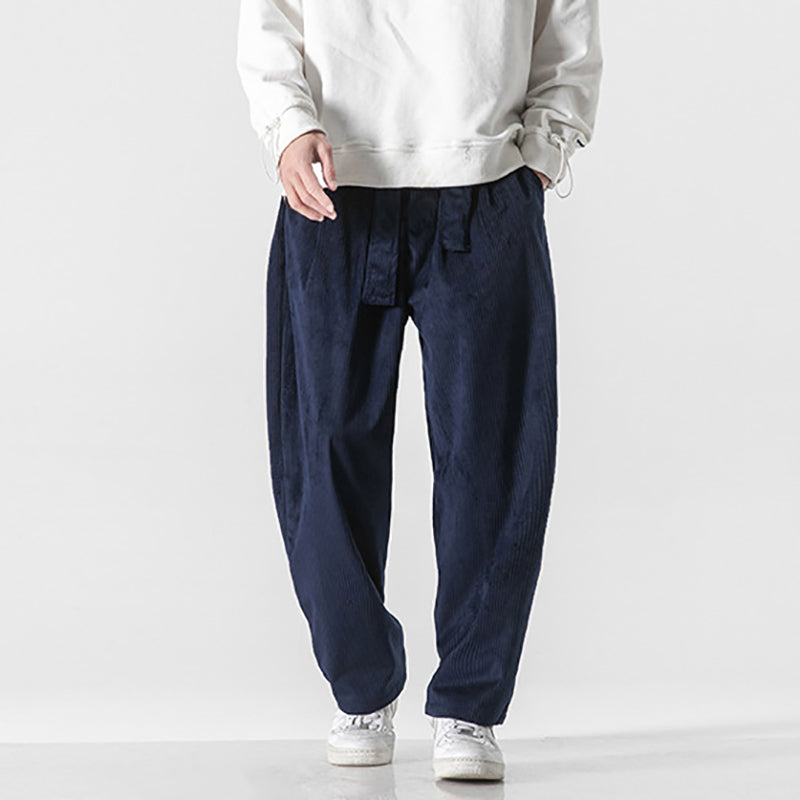 Corduroy men's baggy trousers - Fabrizio