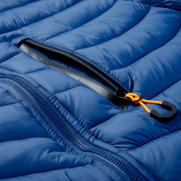 Men's lightweight quilted jacket with hood - Sverre