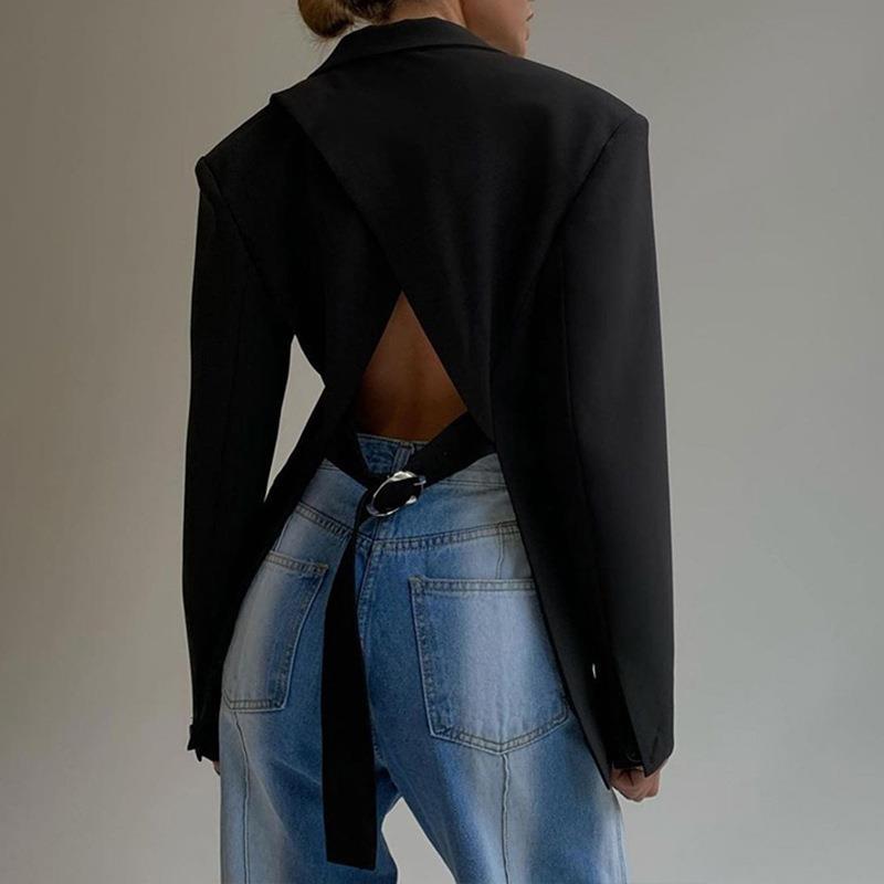 Women's backless blazer - Carlotta