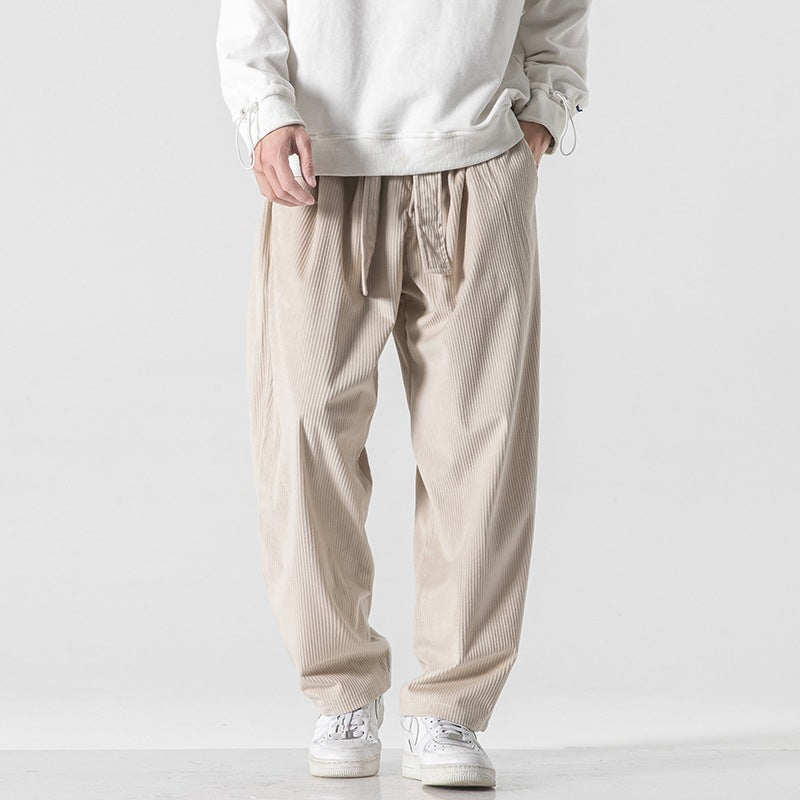 Corduroy men's baggy trousers - Fabrizio
