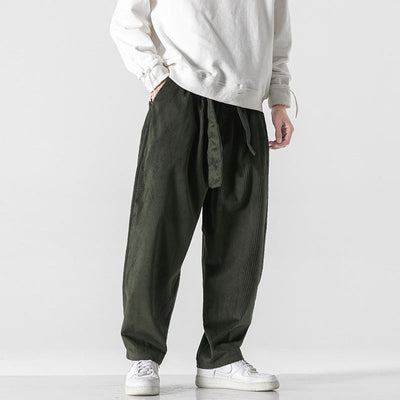 Corduroy men's baggy trousers - Fabrizio