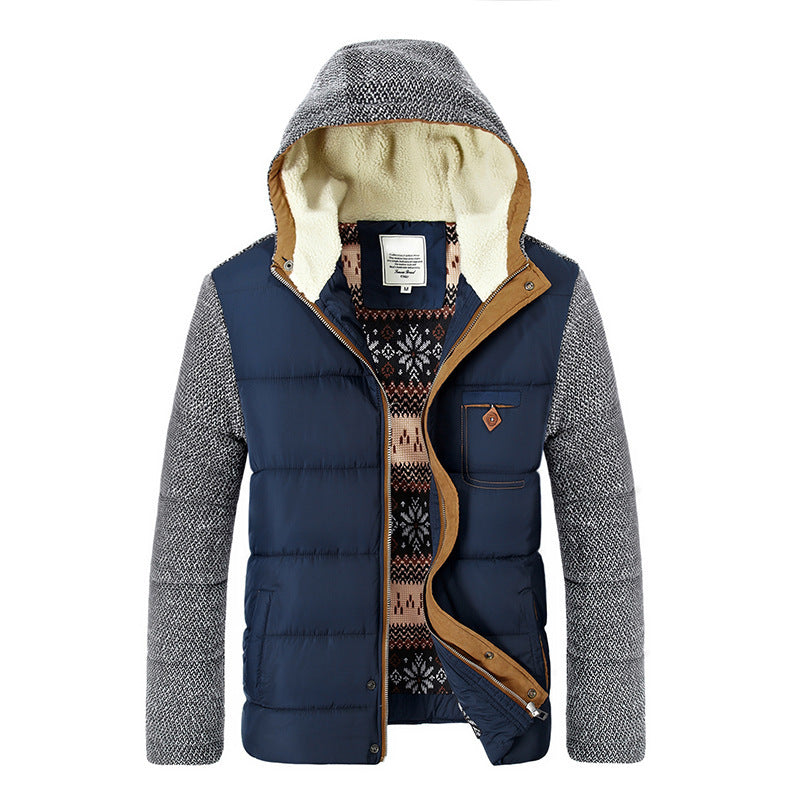 Autumn quilted jacket with hood - Alaric