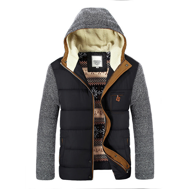 Autumn quilted jacket with hood - Alaric