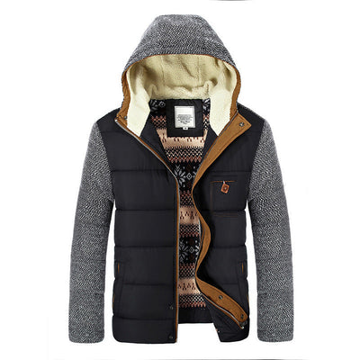 Autumn quilted jacket with hood - Alaric