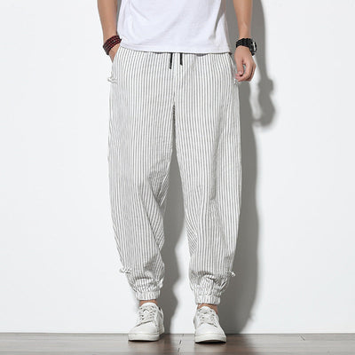 Men's trousers striped print - Matteo