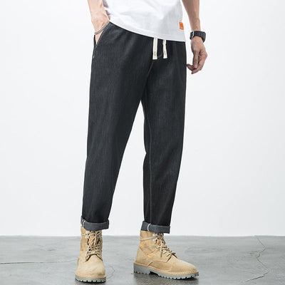 Men's straight denim trousers - Leonidas