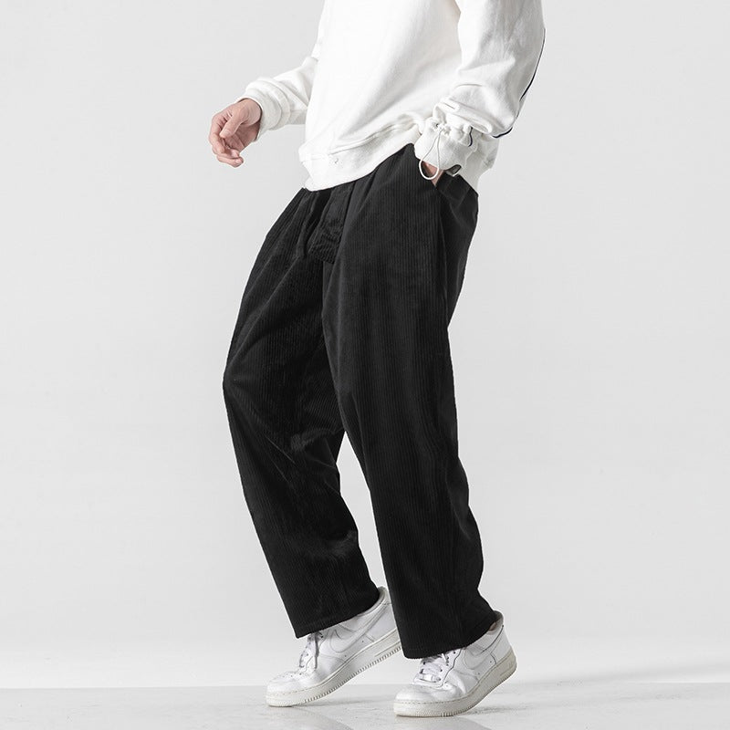Corduroy men's baggy trousers - Fabrizio