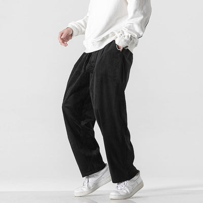 Corduroy men's baggy trousers - Fabrizio