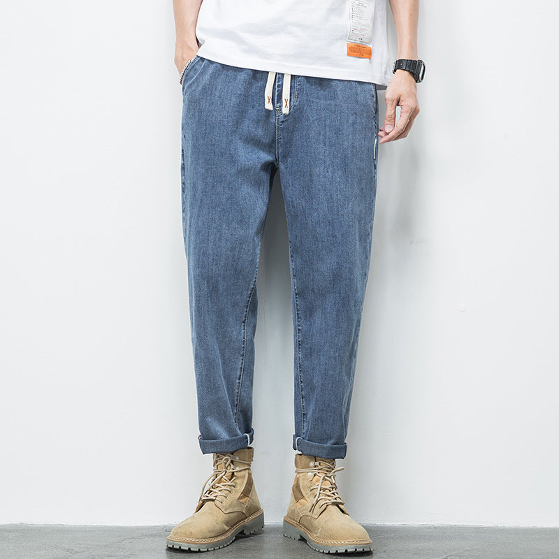 Men's straight denim trousers - Leonidas