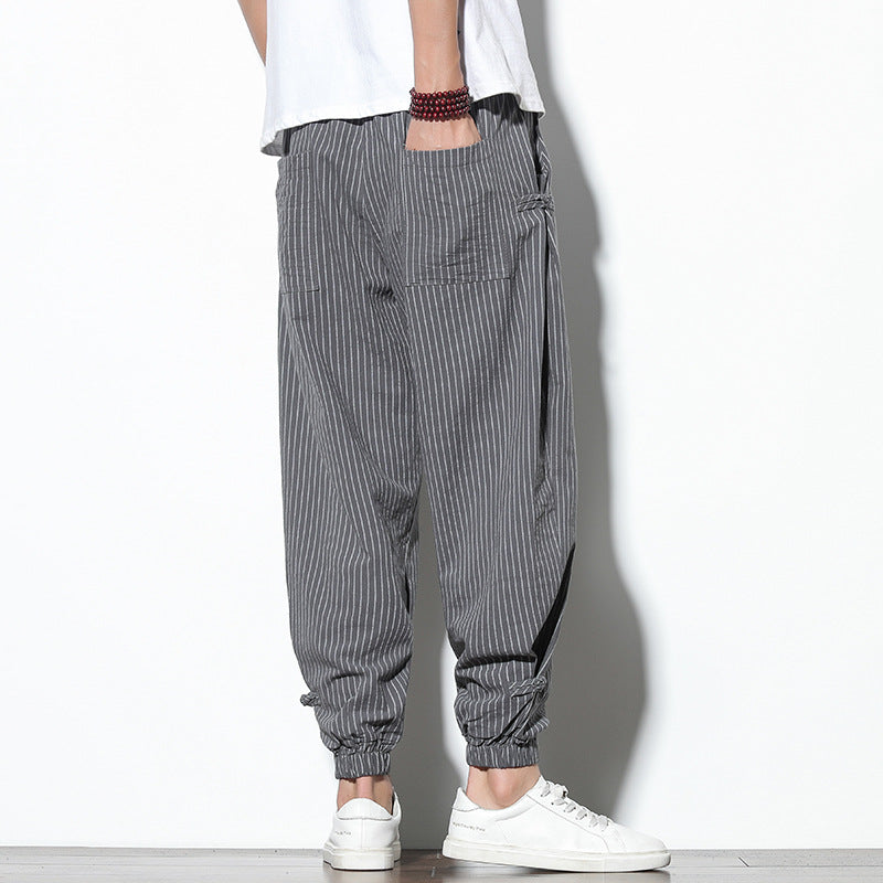 Men's trousers striped print - Matteo