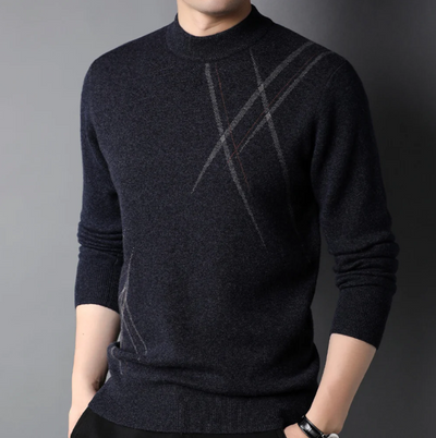 High-quality, stylish crew neck jumper for men