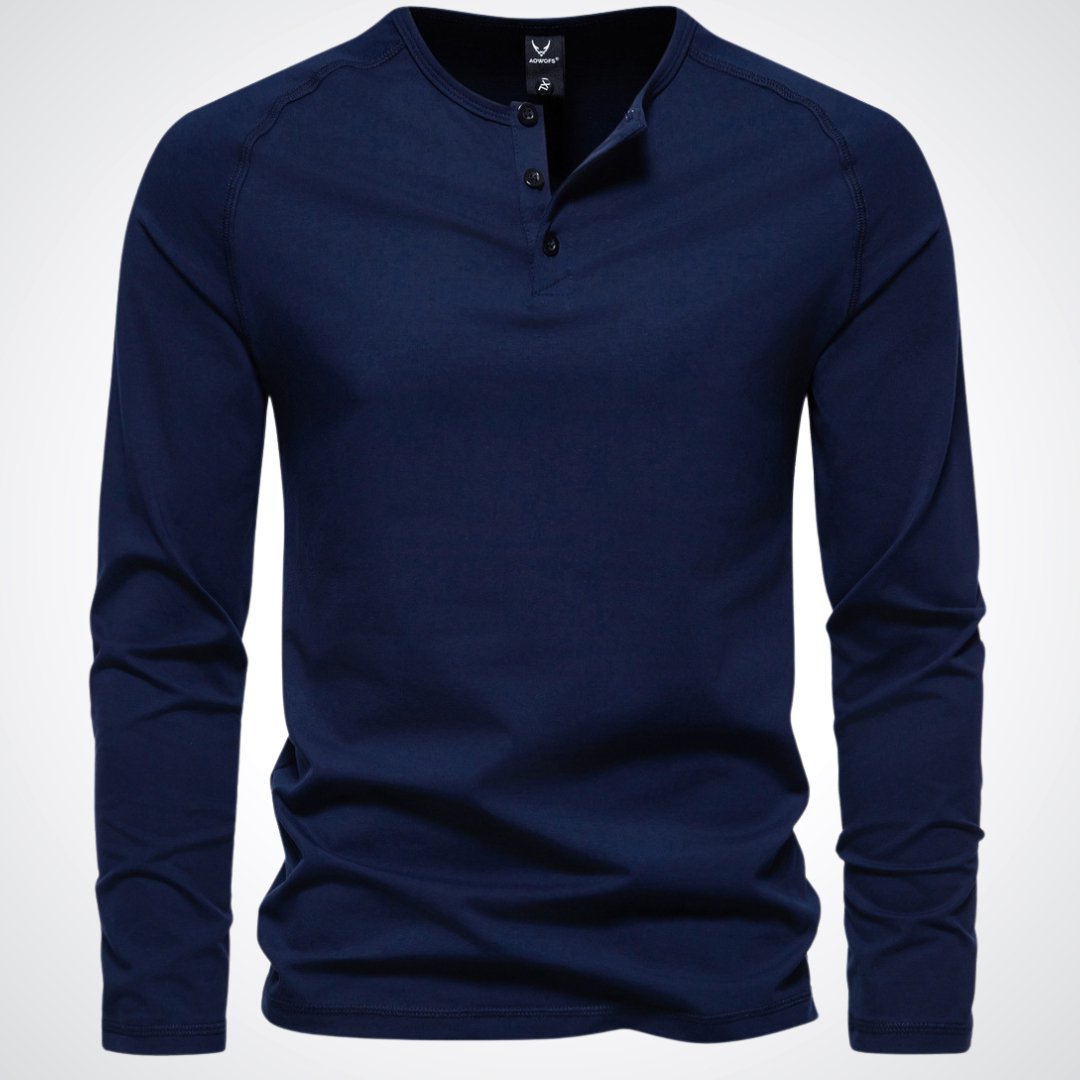 Classic long sleeve jumper for men