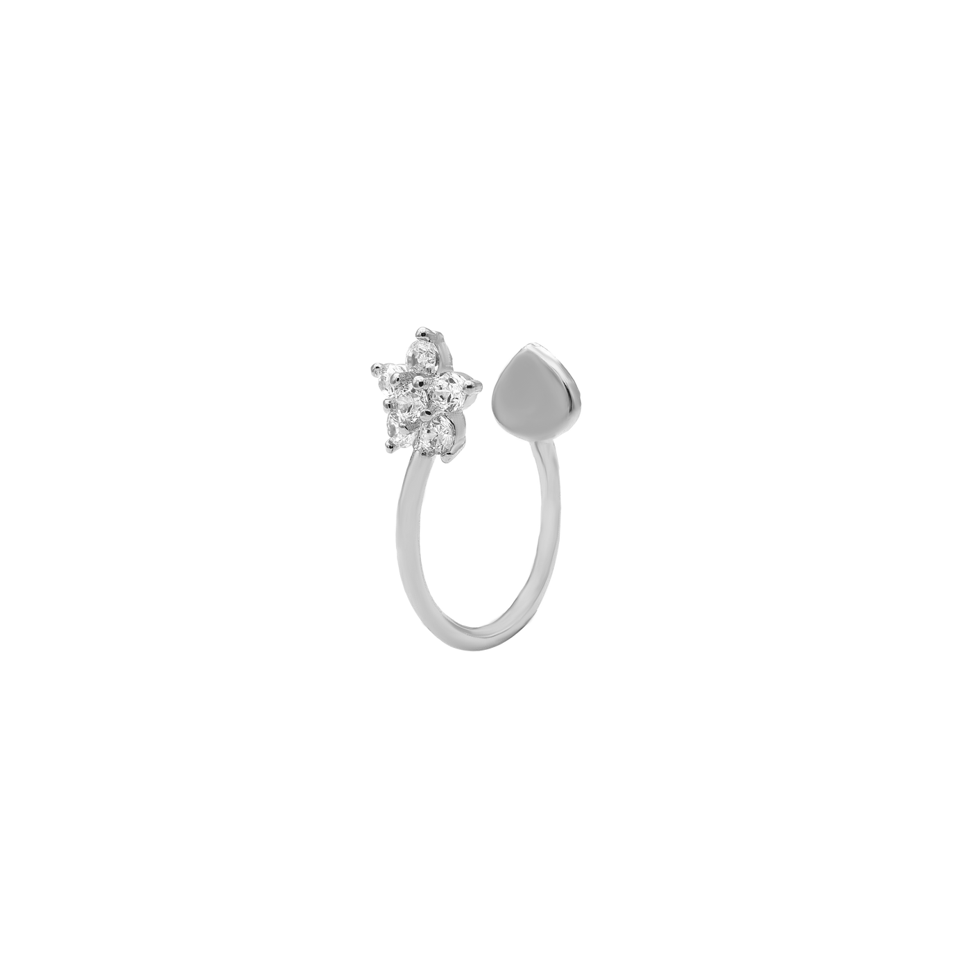 Shiny Blossom Earcuff 14K gold-plated