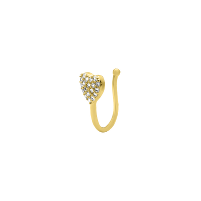 Love Heart Earcuff 14K gold-plated