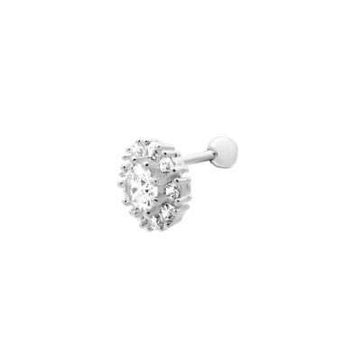 Sunflower ear piercing 14K gold-plated