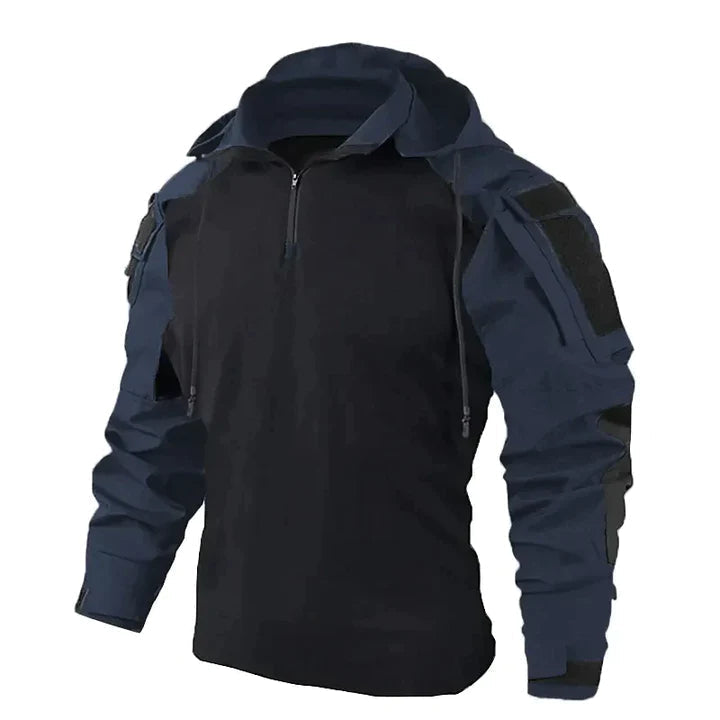 High-quality men's jumper with a tactical design